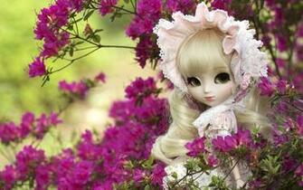 Cute Doll Girl Wallpaper