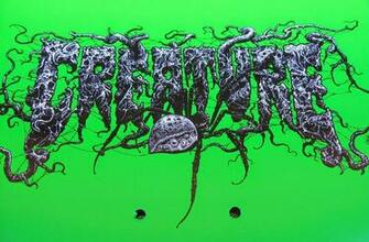 Here Is A Closeup Picture Of The Creature Graphic That Appears On