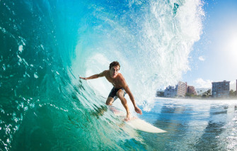 Wallpaper Sea Foam The City Reflection Wave Home Surfing