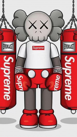 Niyahishmon On Pins By You Kaws Wallpaper Supreme iPhone