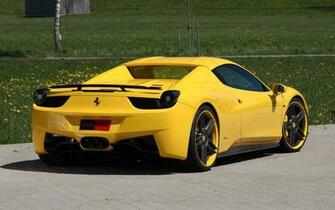 Yellow Sports Car Widescreen HD Wallpaper