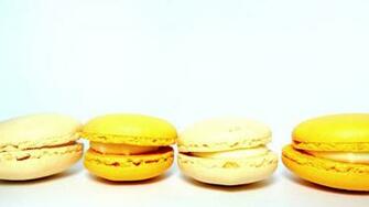 Yellow Macaroons Wallpaper Stream