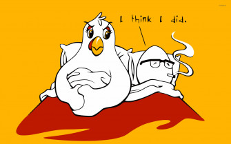 Chicken And The Egg Wallpaper Funny
