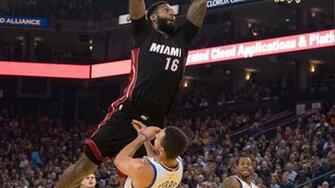 James Johnson Puts Steph Curry On A Poster To End The First