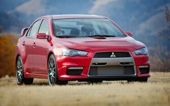 Description Red Mitsubishi Lancer Evo X Wallpaper