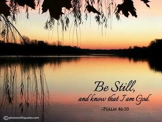Be Still Wallpaper