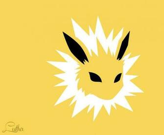 Jolteon Minimalistic Wallpaper HD By Artistwannab3