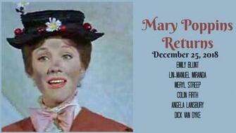 New Mary Poppins Returns Movie To Debut Christmas