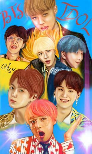 Bts Idol Wallpaper Style Art Fanart Mamavote Tweet