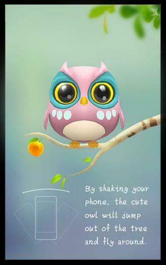 Owl 3d Wallpaper Screenshot