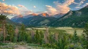 Sunrise At The Rocky Mountains Wallpaper Dottech