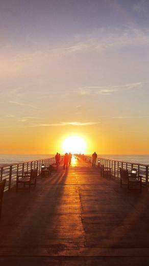 Sunny Sunset Morning Nature Sea Flare iPhone Wallpaper