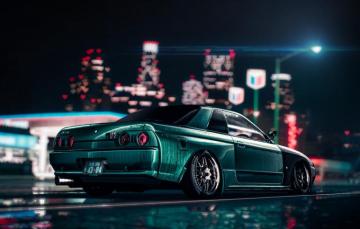 Wallpaper Auto The Game Machine Car Nfs Art Night