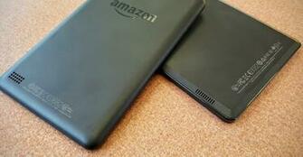 Notice The Rounded Back Edges On New Kindle Fire Top Compared