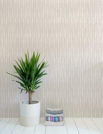 Earthlight Designer Wallpaper In Color Ashlar White On Neutral