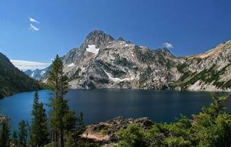 Wallpaper Mountains Mountain Lake Idaho Mount Regan Sawtooth