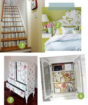 Creative Uses Of Wallpaper Wallpapered