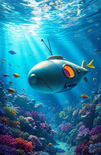Disney Nautilus Submarine Wallpaper