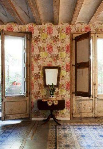 Large Print Floral Wallpaper Catalina Estrada