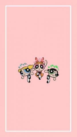 Powerpuff Girl Wallpaper Red Blue Green Cute Aesthetic