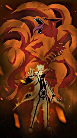 Naruto And Kurama Wallpaper Discover More Anime Manga