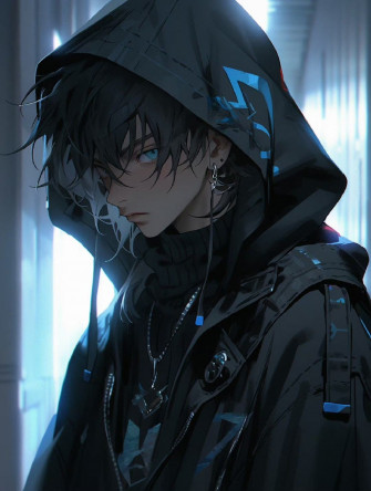 Dark Anime Guy Wallpaper