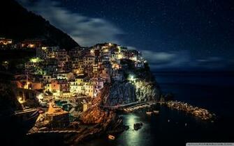 Manarola Town In Italy 4k HD Desktop Wallpaper For
