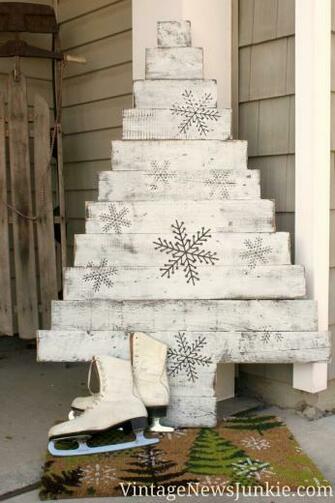 Wood Pallet Christmas Tree HD Walls Find Wallpaper