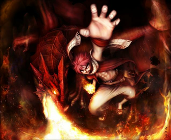 Fairy Tail Igneel And Natsu By Inira