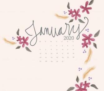 January Desktop Calendar Wallpaper Max