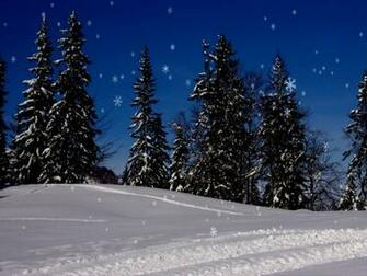 Falling Snow Christmas Wallpaper