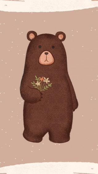 And Customizable Bear Wallpaper Templates