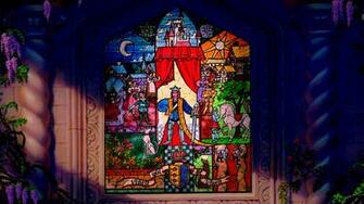 Stained Glass Wallpaper Beauty And The Beast