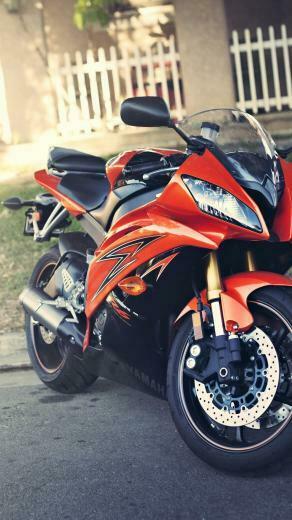 Lg G4 HD Red Motorcycle Yamaha Wallpaper