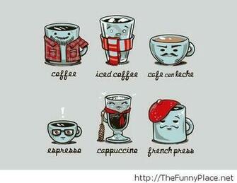 Types Of Coffee Funny Wallpaper Screen Saver