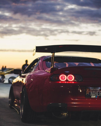 Toyota Supra Mk4 Rear End Wallpaper