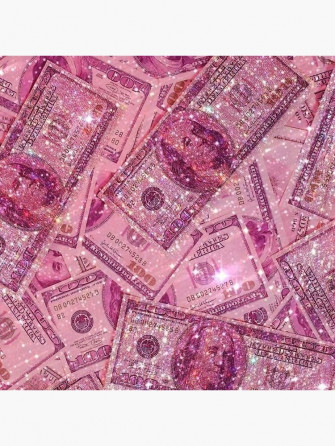 Pink Money Wallpaper Aesthetic Tote Bag By Pusla