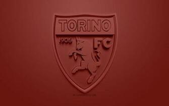 Wallpaper Torino Fc Creative 3d Logo Brown Background