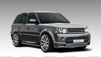 Arden Range Rover Sport Ar5 Front Side Pose In Grey Wallpaper