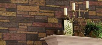 Looking To Make A Statement This Faux Rock Wallpaper Is Very