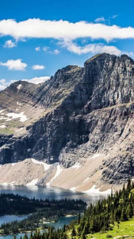 iPhone Wallpaper Hidden Lake Glacier National Park Montana