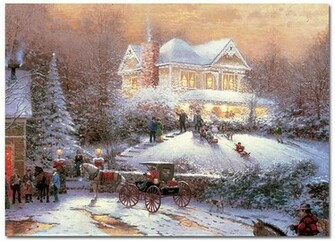 Victorian Christmas Wallpaper