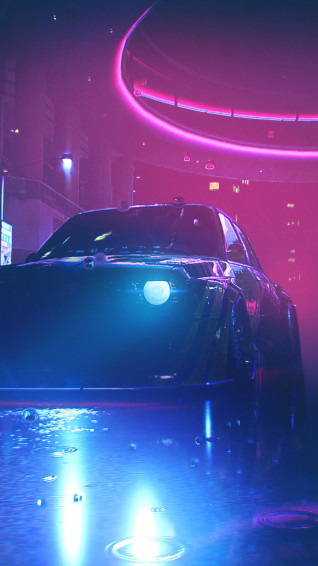 Bmw M3 Neon Lights Nfs Heat iPhone 6s