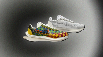 The Jean Paul Gaultier X Sacai Nike Vaporwaffle Woven Is One Of