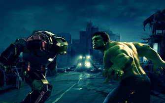 Hulk Vs Hulkbuster HD Wallpaper Home Design Ideas