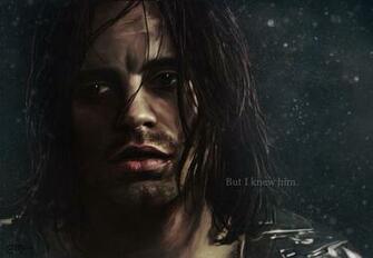 Sebastian Stan Winter Soldier Art Wallpaper In Captain America