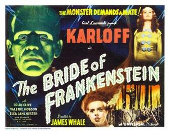 Bride Of Frankenstein Landscape Vintage 1930s Movie Posters