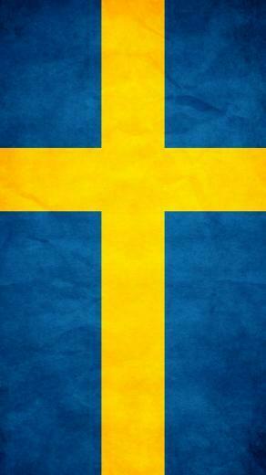 Sweden Flag HD Wallpaper iPhone Plus Wallpapermobile Net