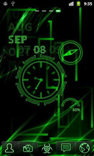 Neon Clock Live Wallpaper For Android Apps Apk