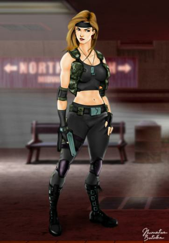 Mortal Kombat Sonya Blade By Jhonatasbatalha
